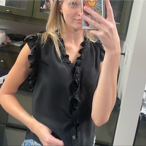 FRAME frilly blouse!